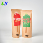 Popsicle Dondurma için Biyobozunur Özel Baskı Gıda Paketi Çanta