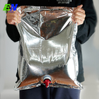 Kelebek Nozullu Sıvı Paketleme İçin Kutu Metalize Emzik Kılıfında Özel Boyutlu Çanta